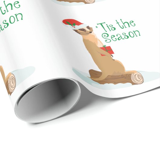 Tis die Jahreszeit Geschenkpapier (Rolleneckpunkt)