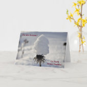 'Tis die Jahreszeit… herauf Nordwinter arbeitet im Karte (Gelbe Blume)