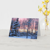 'Tis die Jahreszeit herauf NordWinterurlaub Karte (Gelbe Blume)