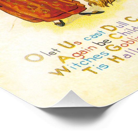 Tis Hallowe'en Fotodruck (Ecke)