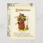 Tis Hallowe'en Postkarte (Vorne/Hinten)