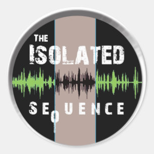 TIS Logo Farbe schlicht transparent Runder Aufkleber