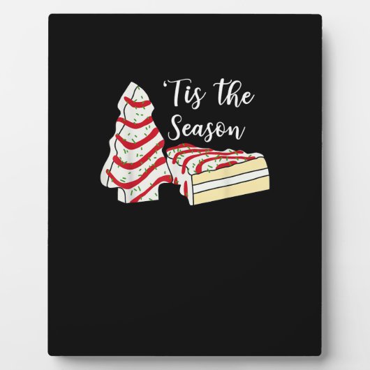 Tis Season Christmas Tree Costume Funny Graphic Fotoplatte (Vorderseite)