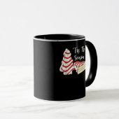 Tis Season Christmas Tree Costume Funny Graphic Tasse (VorderseiteRechts)