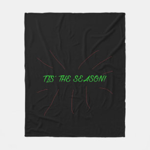 Tis Season Collection Grafik Minimal Sauber Fleecedecke