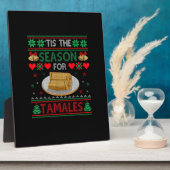 Tis Season For Tamales Funny Christmas Food Fotoplatte (Seite)