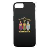 Tis Season For Tamales Funny Mexican Christmas Case-Mate iPhone Hülle (Rückseite)