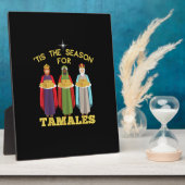 Tis Season For Tamales Funny Mexican Christmas Fotoplatte (Seite)