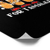 Tis Season For Tamales Mexican Christmas Modern Poster (Ecke)