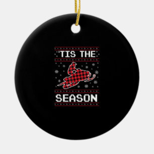Tis Season Fußball-Kürbis Herbst Thanksgiving Keramik Ornament