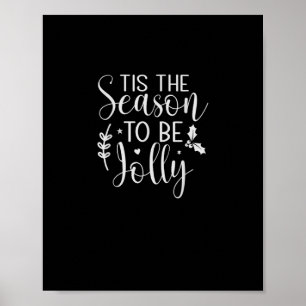 Tis Season Kürbis Halloween Hexenhut Kostüm Poster