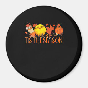 Tis Season Kürbisgewürz-Latte Halloween Herbst Kaf Magnet