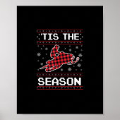 Tis Season Soccer Pumpkin Autumn Fall Thanksgiving Poster (Vorne)