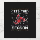 Tis Season Soccer Pumpkin Autumn Fall Thanksgiving Weinetikett (Einzelnes Label)