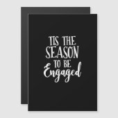 Tis Season To Celebration Lightweight  Magnetkarte (Vorne/Hinten)