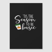 Tis Season To Engaged Engagement Announcement Magnetkarte (Vorderseite)