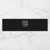 Tis Season To Saying Wasserflaschenetikett (Einzelnes Label)