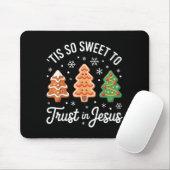 Tis So Sweet To Trust In Jesus - Festive Christian Mousepad (Mit Mouse)