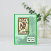 Tis St Patrick selbst Postkarte (Stehend Vorderseite)