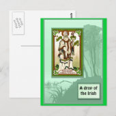 Tis St Patrick selbst Postkarte (Vorne/Hinten)