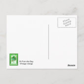 Tis St Patrick selbst Postkarte (Rückseite)