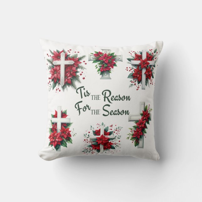 Tis The Reason For The Season Kissen (Vorderseite)