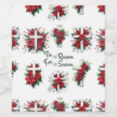 Tis The Reason For The Season Weinetikett (Einzelnes Label)