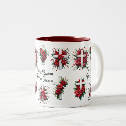 Tis The Reason For The Season Zweifarbige Tasse (VorderseiteRechts)