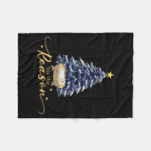 Tis The Reason Nativity Christmas Baby Jesus Catho Fleecedecke (Vorderseite (Horizontal))