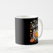 Tis The Season Australian Shepherd Fall Autumn Pum Kaffeetasse (VorderseiteRechts)