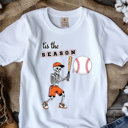 “Tis the Season" - Baseball Skeleton Tee