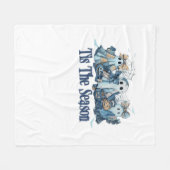 Tis The Season Boo Couquette Halloween Spooky Seas Fleecedecke (Vorderseite (Horizontal))