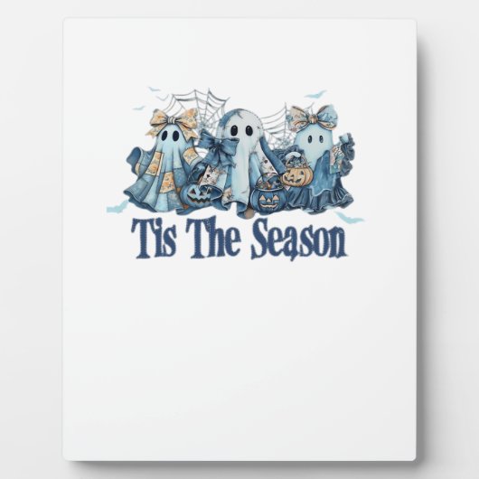 Tis The Season Boo Couquette Halloween Spooky Seas Fotoplatte (Vorderseite)