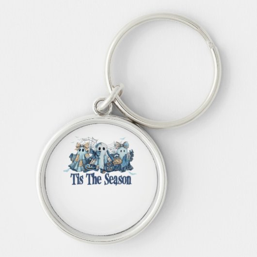 Tis The Season Boo Couquette Halloween Spooky Seas Schlüsselanhänger (Vorne)