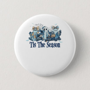 Tis The Season Boo Couquette Halloween Spuk Meere Button