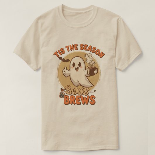 Tis the Season Boos and Brews T-Shirt (Design vorne)