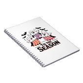 Tis The Season Checkered Halloween Notizblock (Rechte Seite)