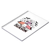 Tis The Season Checkered Halloween Notizblock (Linke Seite)