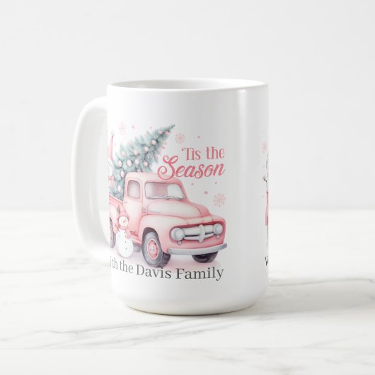 Tis the Season Christmas Coffee Mug Kaffeetasse (Vorderseite Links)