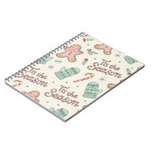 Tis the Season Christmas Doodle Notebook | Cute Notizblock (Linke Seite)