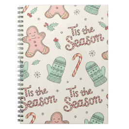 Tis the Season Christmas Doodle Notebook | Cute  Notizblock