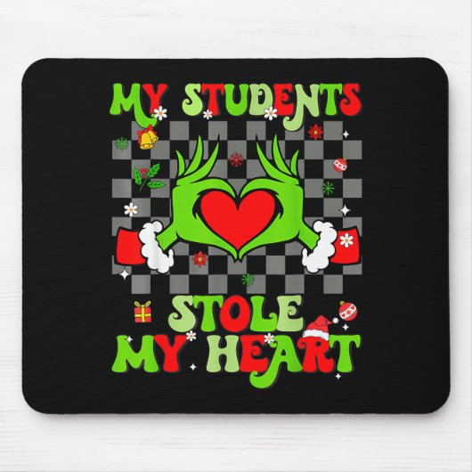 Tis The Season Christmas Funny My Students Stole M Mousepad (Vorne)