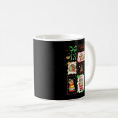Tis The Season Christmas Gingerbread Santa Book Te Kaffeetasse (VorderseiteRechts)