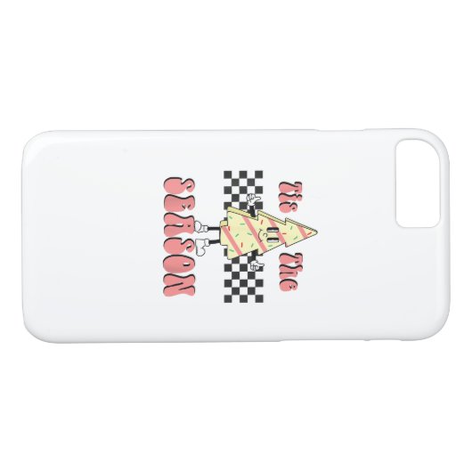 Tis The Season Christmas Tree Groovy Retro Debbie  Case-Mate iPhone Hülle (Rückseite (Horizontal))