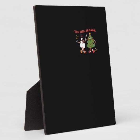 Tis The Season Christmas Tree Pals Classic Trendy  Fotoplatte (Seite)