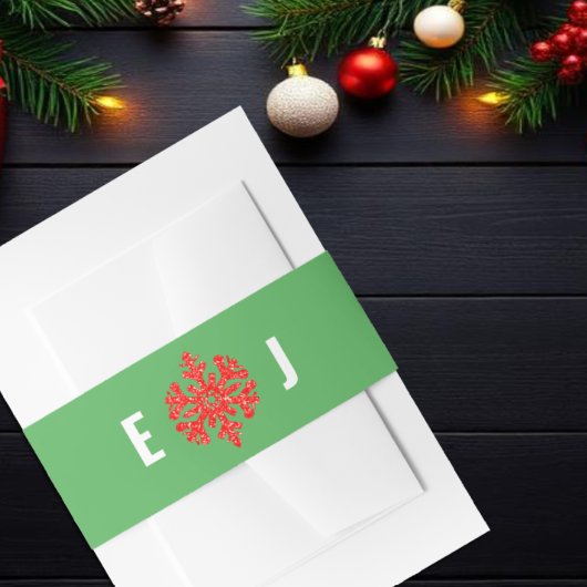 Tis The Season Christmas Wedding Einladungsbanderole