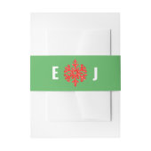 Tis The Season Christmas Wedding Einladungsbanderole (Vorderseite Beispiel)