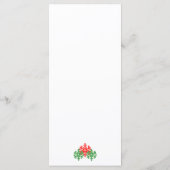 Tis The Season Christmas Wedding Menükarte (Rückseite)