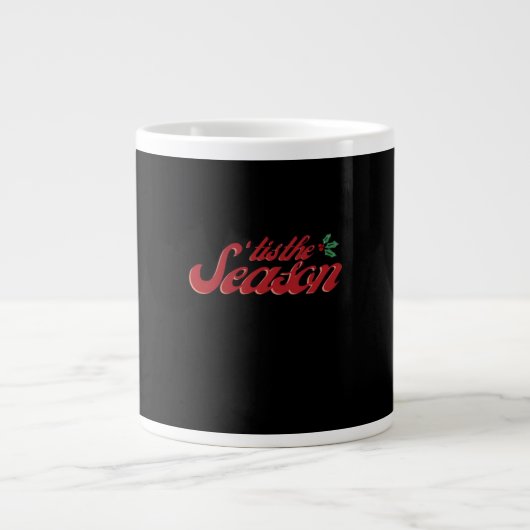 Tis The Season Classic & Basic Design Jumbo-Tasse (Vorderseite)