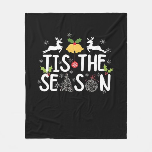 Tis The Season Classic Minimal Clean Fleecedecke (Vorderseite)